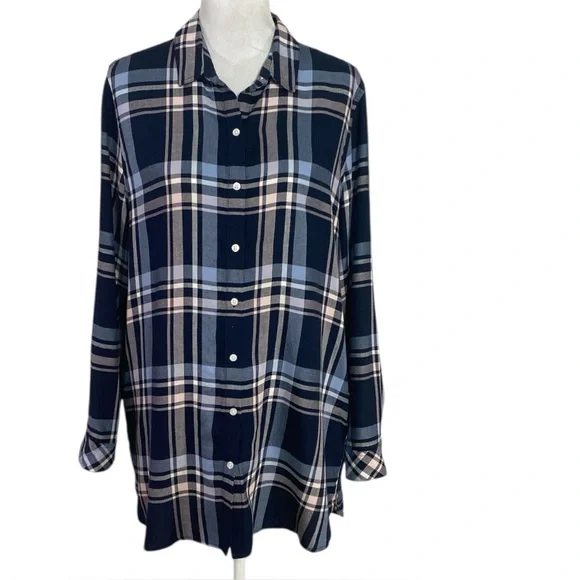 Barbour Tops Barbour Baymouth Shirt Tunic Fit Plaid Button